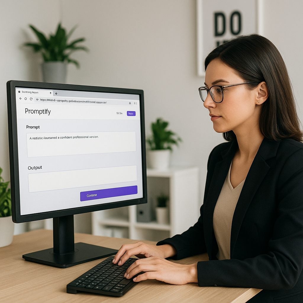 Illustration of an idea becoming a detailed prompt